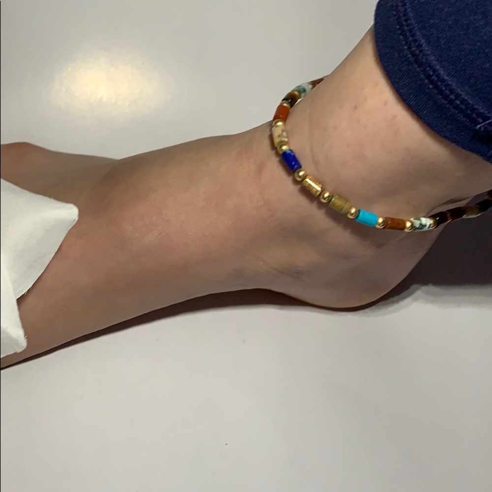 🌹Beaded ankle bracelet